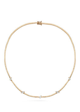 Tohum Desenli 14 Ayar Altın Kadın Pırlanta Kolye