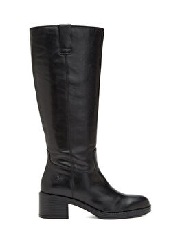 Siyah Kadın Deri Çizme