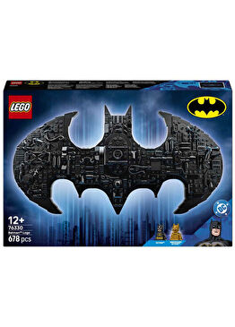 DC Batman: Batman Logosu  12+ Yaş 678 Parça Sergileme Modeli Yapı Oyuncağı 76330