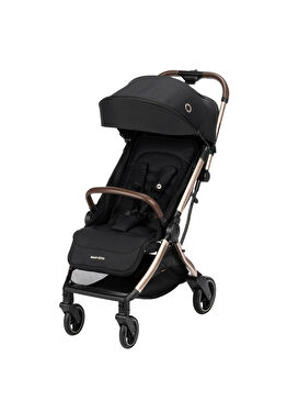 Eva 3 Otomatik Katlanan Essesntial Black Champagne Bebek Arabası