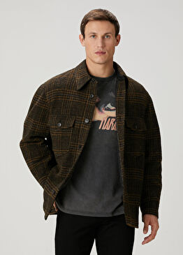 Haki Yün Dış Gömlek