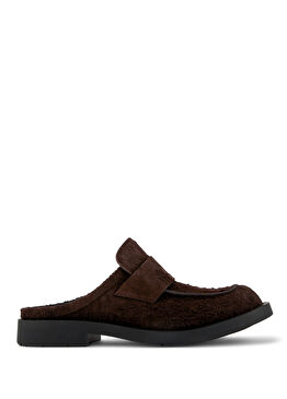 Neuman Kahverengi Nubuk Süet Unisex Makosen Terlik A500017-007