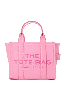 Small Pembe Kadın Deri Alışveriş Çantası