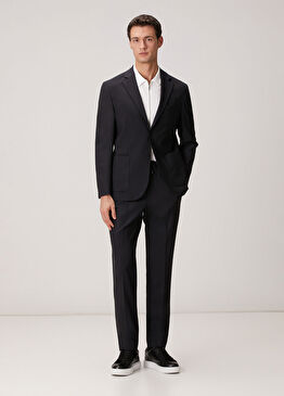 N-Tech Lacivert Yün Takım Elbise