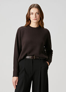 Kahverengi Kaşmir Kazak