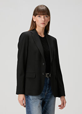 Siyah Yün Blazer