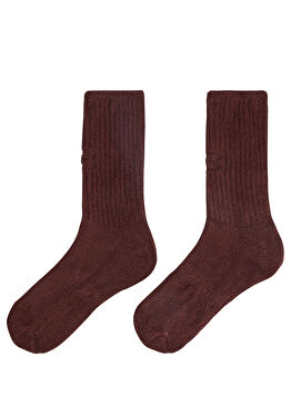 Terry Kahverengi Erkek Çorap