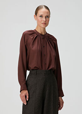 Kahverengi Yün Gömlek