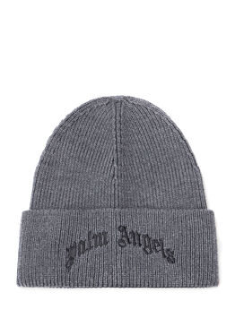 Siyah Antrasit Kadın Yün Şapka