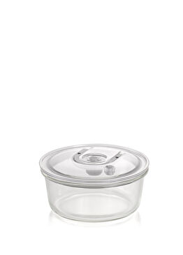 Yuvarlak Vakumlu Saklama Kabı 940 ml