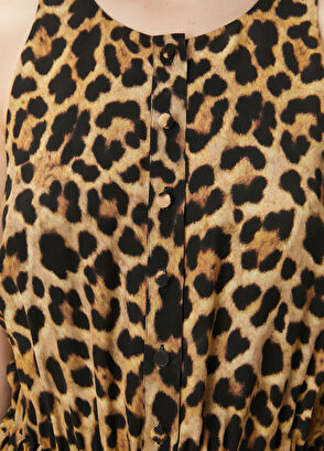 Beymen Club Leopar Desenli Maksi Tulum - 6