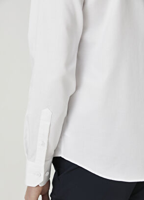 Beymen Club Comfort Fit Beyaz Non-Iron Gömlek - 7