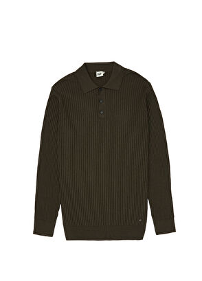Beymen Club Khaki Polo Neck Knitwear - 8