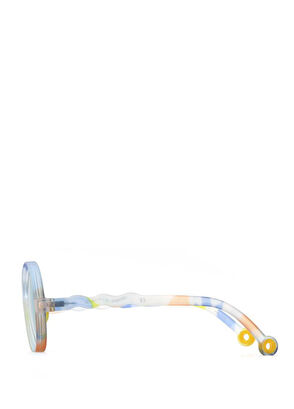 Olivio & Co Classic Round Junior Art Brush Unisex Kids Sunglasses - 5