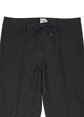 Beymen Club Regular Beli Kordonlu Silik Çizgili Spor Pantolon - 5