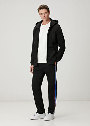 Beymen Club Off White Relax Fit Stripe Detail Pique T-Shirt - 3