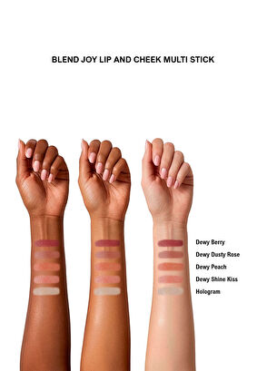 Dora Joy Blend Joy Lip & Cheek Multi 01 Dewy Berry Stick Blush - 3