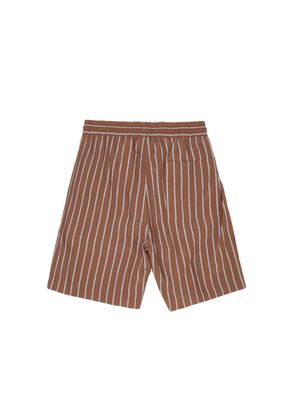Beymen Club Brown Striped Shorts - 5