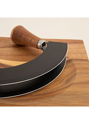 Chakra Agni Akasya Bıçaklı Kesme Tahtası - 5