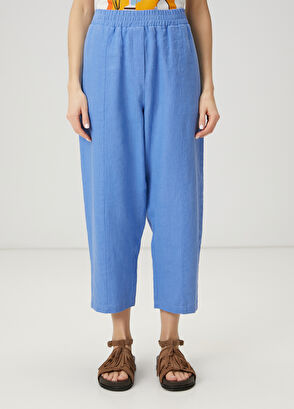 Beymen Club Mavi Keten Pantolon - 3