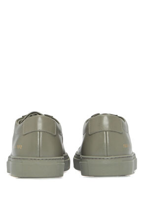 Common Projects Original Achilles Gri Erkek Deri Sneaker - 4