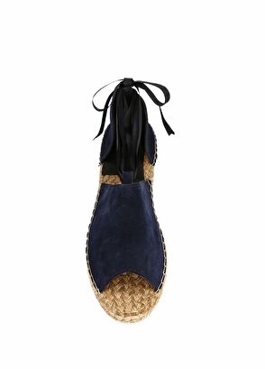 Beymen Club Lacivert Taş İşleme Detaylı Kadın Süet Espadril - 5