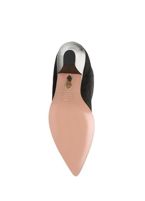 Aquazzura Boogie Siyah Kadın Süet Bot - 6