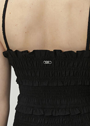 Michael Michael Kors Black Ruffled Mini Dress - 5