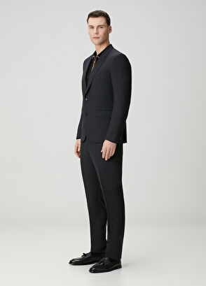 Antrasit Yün Takım Elbise - Görsel 5