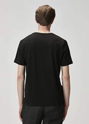 Beymen Club Siyah Logo Baskılı T-shirt - 5