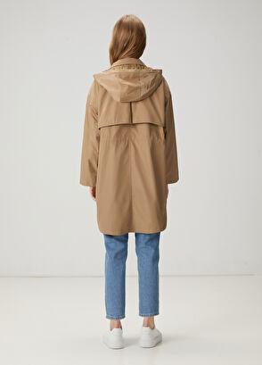 Beymen Club Camel Kapüşonlu Pardösü - 5