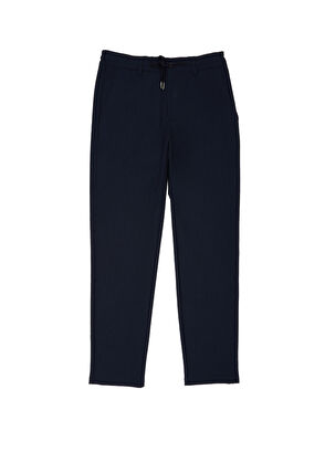 Beymen Club Regular Fit Navy Blue Striped Patterned Sports Tro - 4