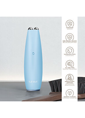 Geske MicroCurrent Face-Lift Pen Mavi Titreşimli Mikro Akım Yüz Sıkılaştırıcı Akıllı Kalem - 6