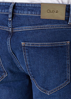 Beymen Club Slim Fit Orta Yıkamalı Mavi Jean Pantolon - 5