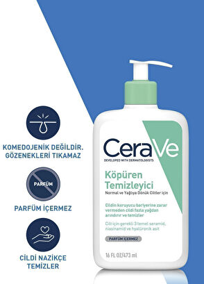 CeraVe Arındırıcı Köpüren Jel Yüz Temizleyici 473 ml - 6