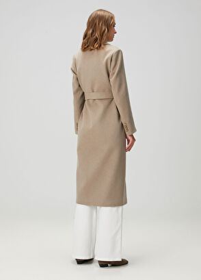 Vizon Yün Palto - Görsel 9