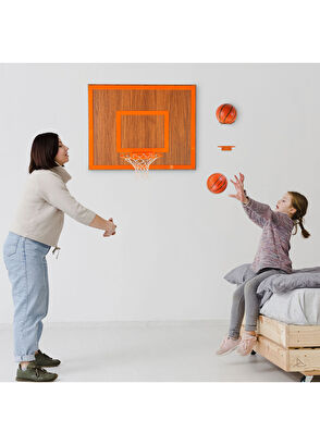 Archtwain Ceviz Turuncu Tekli Duvar Potası - 5