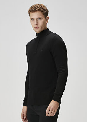 Beymen Club Black Cashmere Blend Wool Sweater - 4