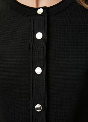 Beymen Club Siyah Kutu Formlı Triko Ceket - 6