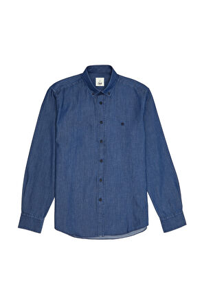 Beymen Club Comfort Fit Lacivert Denim Gömlek - 8