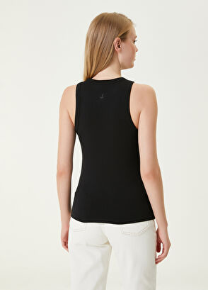 Beymen Club Siyah Bisiklet Yaka Atlet - 5