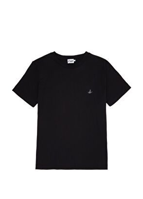 Beymen Club Siyah Logo Detaylı Basic T-shirt - 8