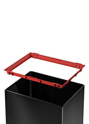 Hailo Siyah Çelik Çöp Kovası 52 Lt - 3