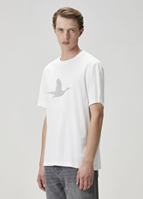 Beymen Club Beyaz Logo Baskılı T-shirt - 3