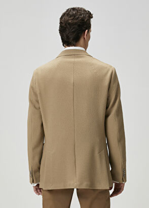 Beymen Club Camel Hair Diagonal Textured Jacket - 5
