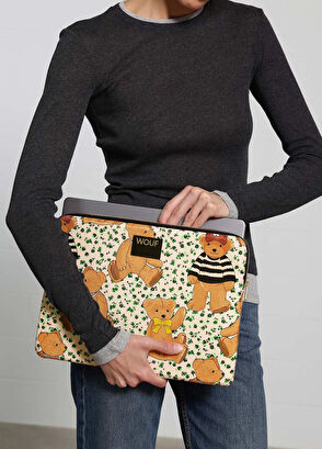 Cute Renkli Desenli 13" 14 Unisex Laptop Kılıfı - Görsel 4