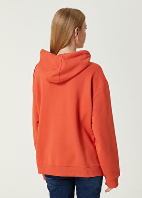 Beymen Club Kiremit Kapüşonlu Logolu Sweatshirt - 6