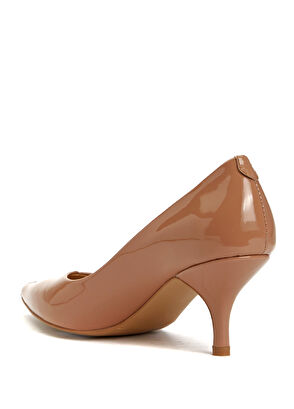 Beymen Club Bej Deri Topuklu Ayakkabı - 8
