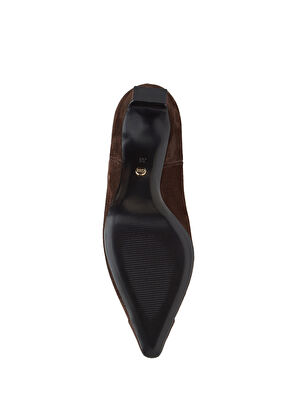 Kahverengi Kadın Süet Bot - Görsel 6