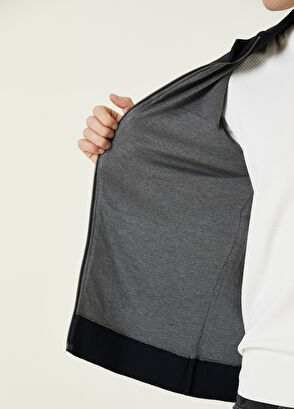 Beymen Club Lacivert Pirinç Örgü Dokulu Triko Hırka - 8